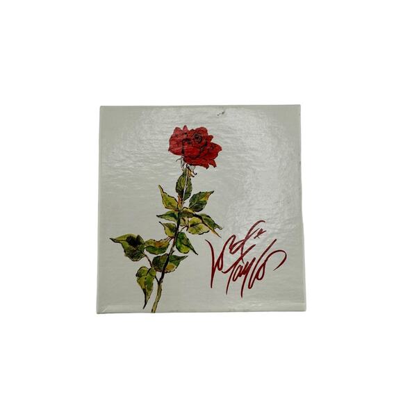 Vintage Lord & Taylor Pressed Glass Christmas Ornaments Set of 2 - Picture 2 of 4